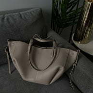 Taupe ledertasche
