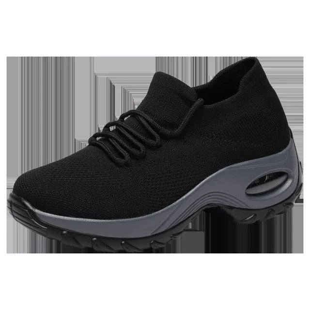 W&W Mode - Damen Orthopädische Plattform-Sportsneaker