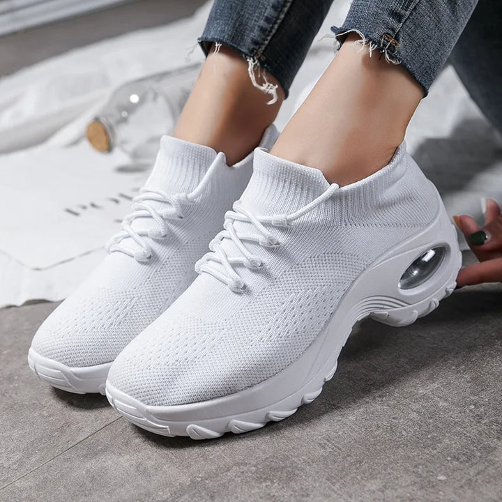 W&W Mode - Damen Orthopädische Plattform-Sportsneaker