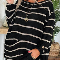 Leonie™ - Schicker Gestreifter Pullover