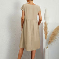 WW | Elegantes, Tailliertes Kleid mit Zeitlosem Stil für Frauen