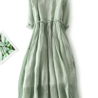Amaya™ - Elegantes Leinenkleid