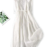 Amaya™ - Elegantes Leinenkleid