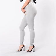 WW - Hohe Taille Skinny Büro-Damenjeans