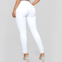 WW - Hohe Taille Skinny Büro-Damenjeans