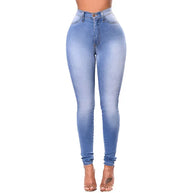 WW - Hohe Taille Skinny Büro-Damenjeans
