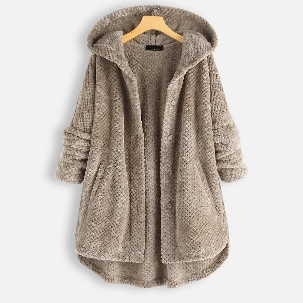 W&W Mode - Winter Reversible Fleece-Kapuzenjacke