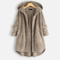 WW | Kapuzenkarte - gemütliche Damen Winterjacke