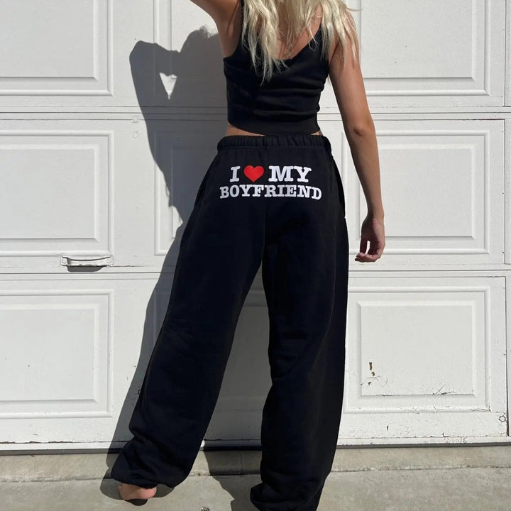 W&W Mode | Liebe Mein Freund Jogginghose - Bequeme und stilvolle Damen-Sweatpants