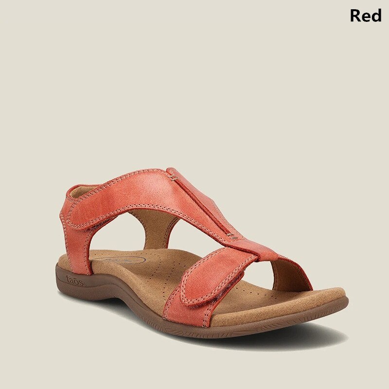 W&W Mode | Orthopädische Damen Ledersandalen