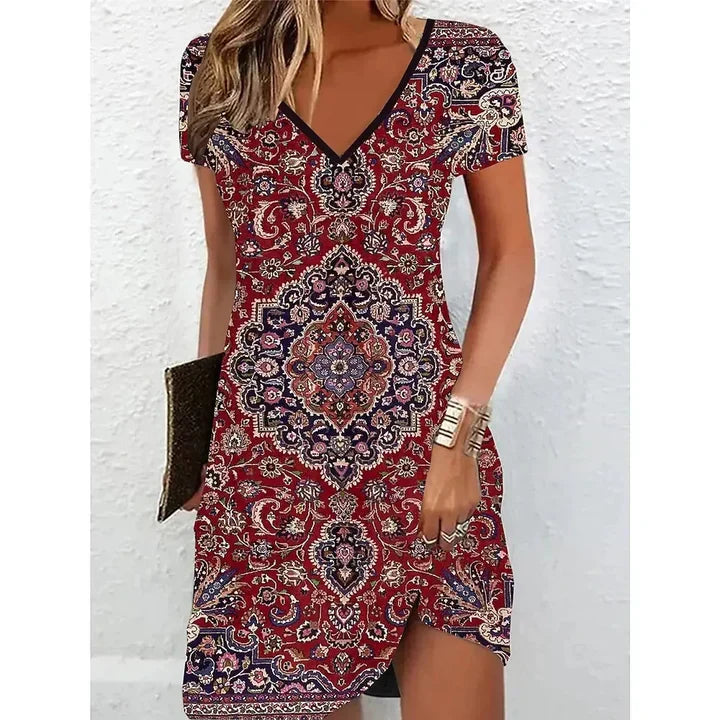 WW | Beige Glitzer Cocktailkleid