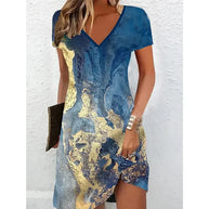 WW | Beige Glitzer Cocktailkleid