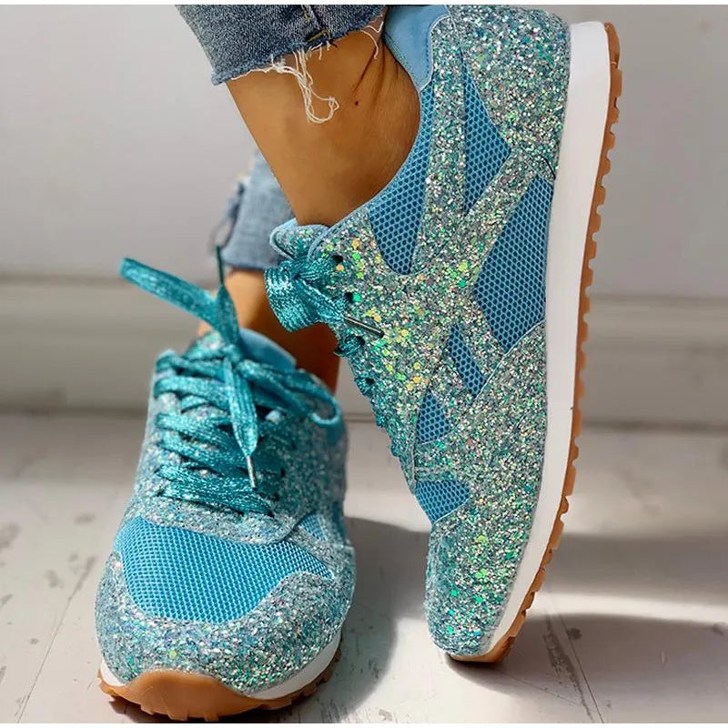 WW | Sportschuhe mit Pailletten In Glitzer