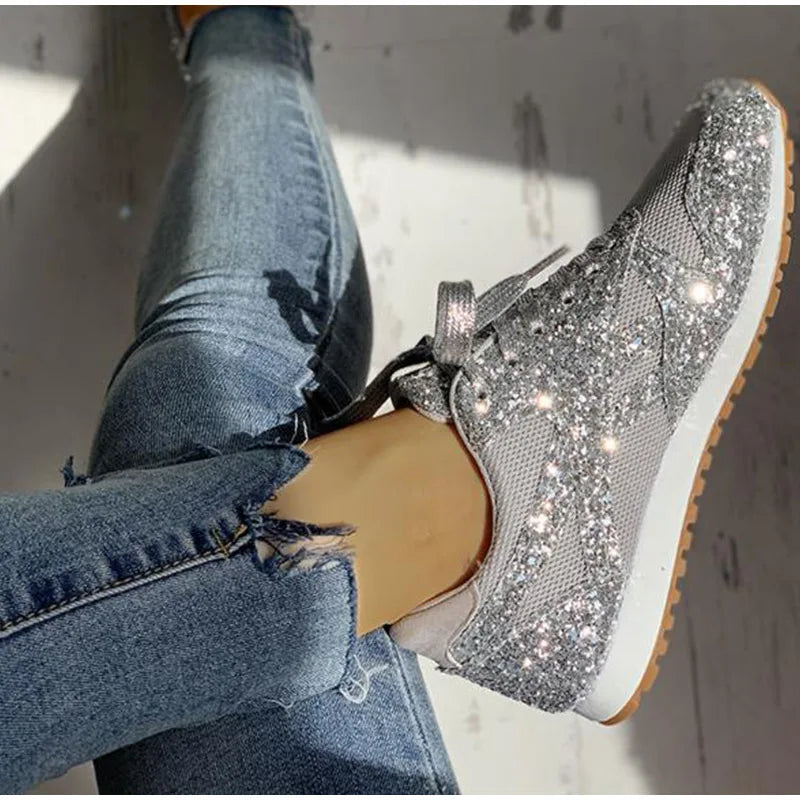 WW | Sportschuhe mit Pailletten In Glitzer