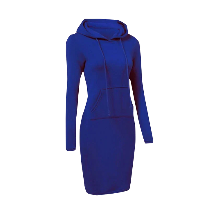W&W Mode - Sweatshirt Kleid mit Kapuze
