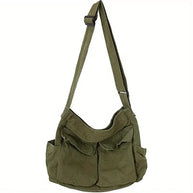 WW – Damen-Umhängetasche im Vintage-Stil aus Canvas