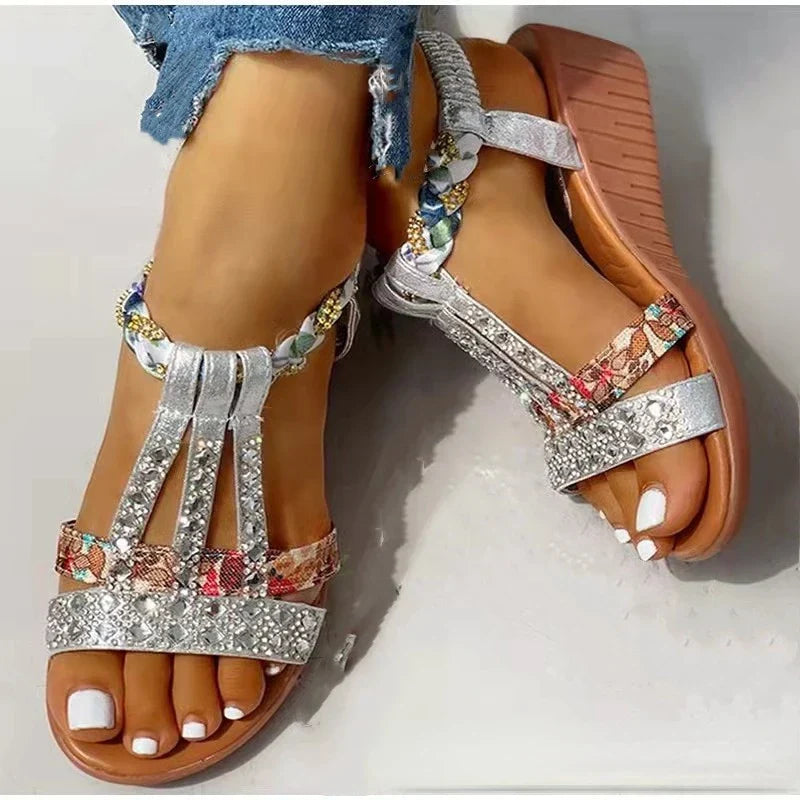 W&W Mode - Orthopädische Damen-Keilsandalen