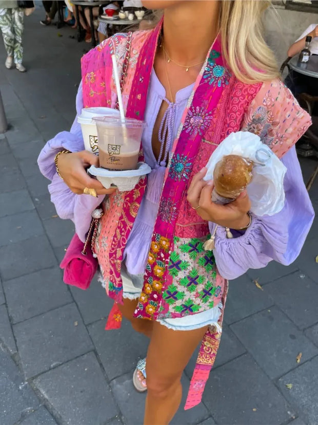 WW - Stilvoll Bedruckte Schicke Weste