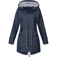 Regenjacke mit Kapuze und Außentaschen