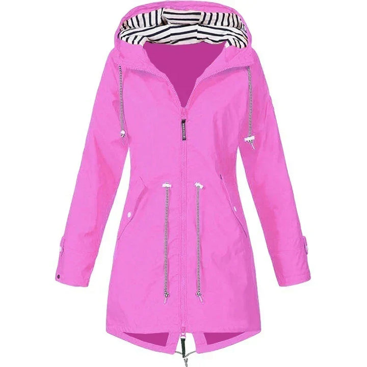 Regenjacke mit Kapuze und Außentaschen