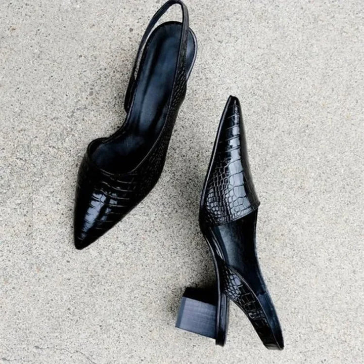 WW | Lässige Rutschfest Spitze Zehe Slingback Schuhe