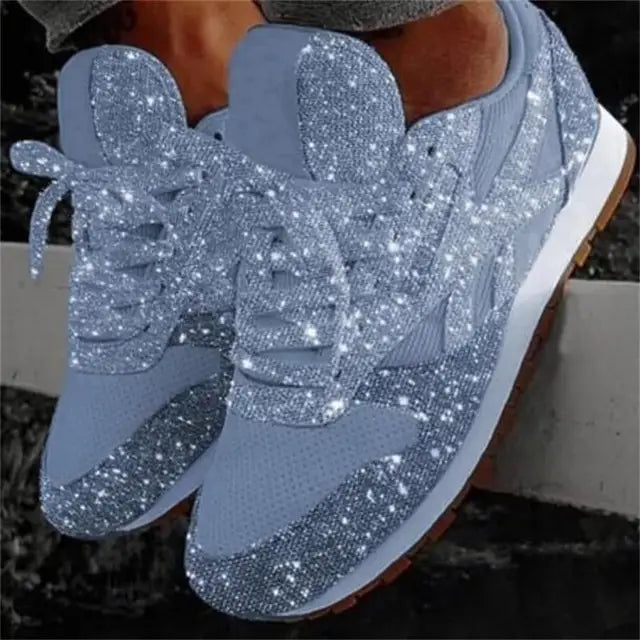 W&W Mode | Lässige Glitzerschuhe Mit Pailletten