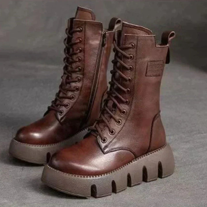 W&W Mode – Stylische Stiefel mit hoher Sohle