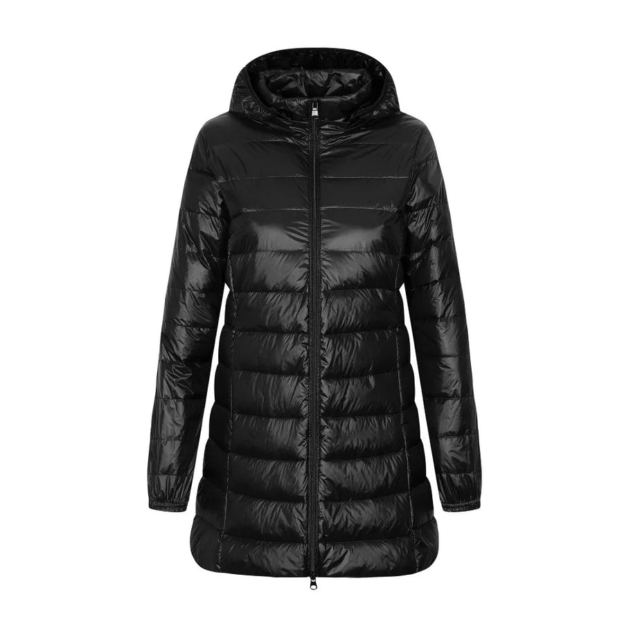WW | Damen Kapuzen Daunen Winter Puffer Jacke