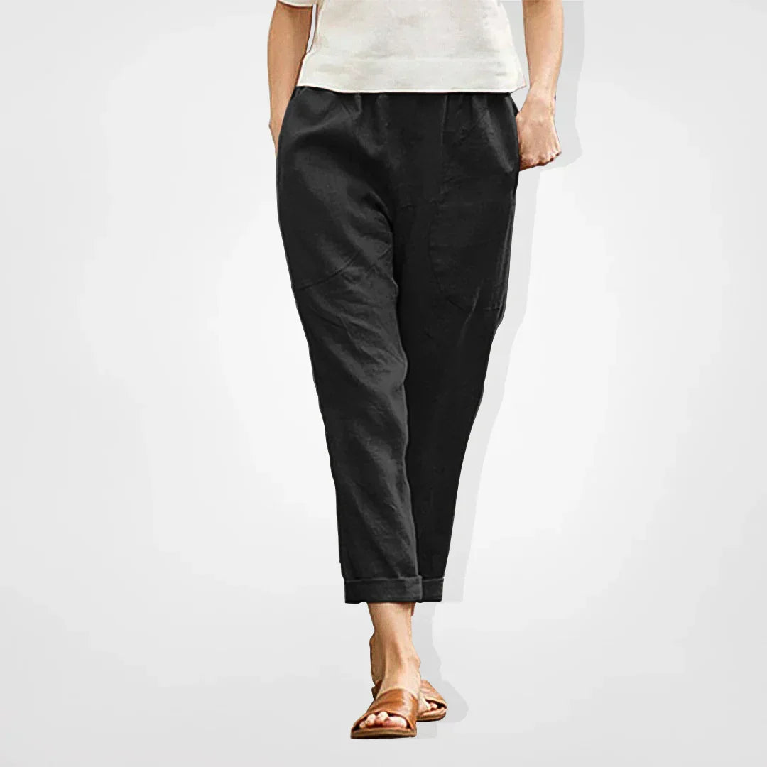 W&W Mode | Bequeme Leinenhose