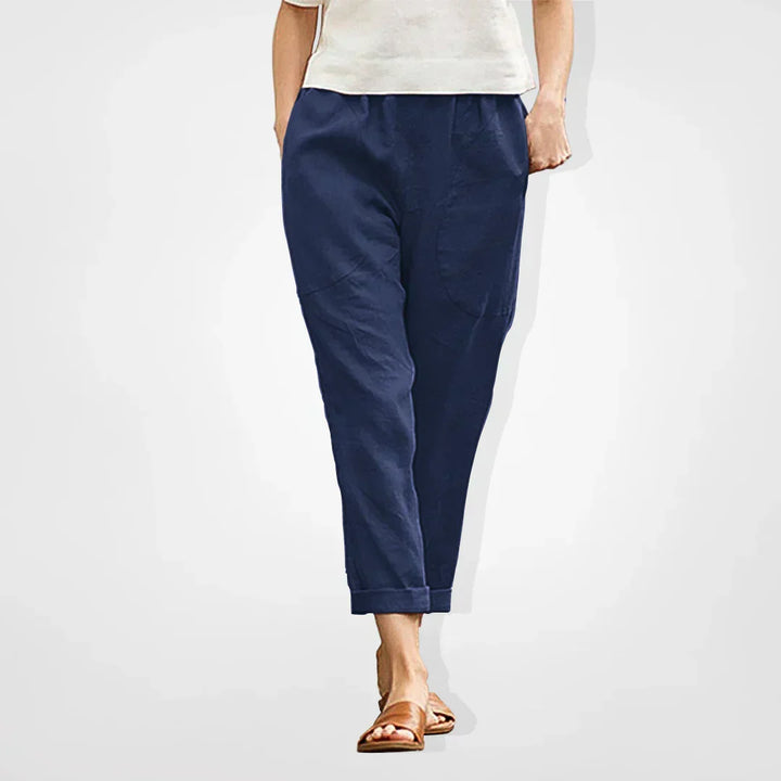 W&W Mode | Bequeme Leinenhose
