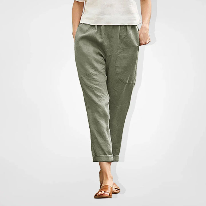 W&W Mode | Bequeme Leinenhose
