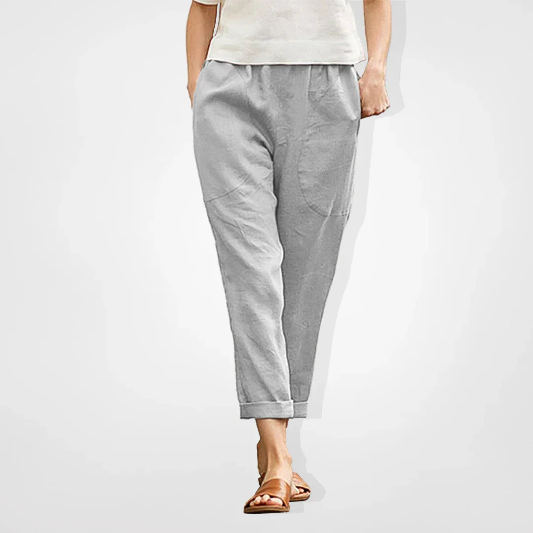 W&W Mode | Bequeme Leinenhose