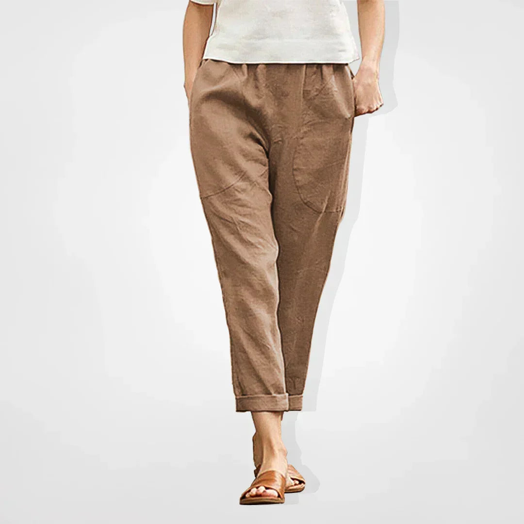 W&W Mode | Bequeme Leinenhose