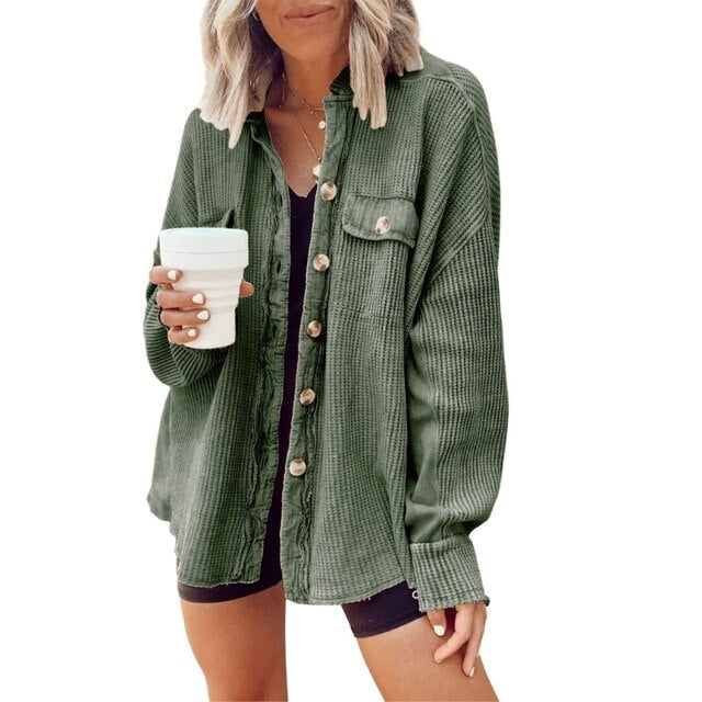 W&W Mode Stylische Frühlings Strickjacke