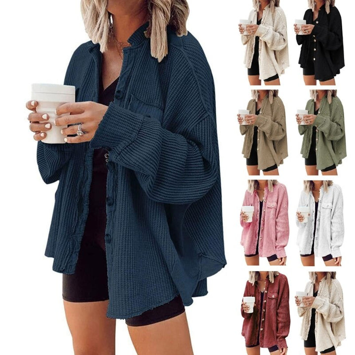 W&W Mode Stylische Frühlings Strickjacke