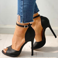 WW | Peeptoe Absatzsandale Stiletto