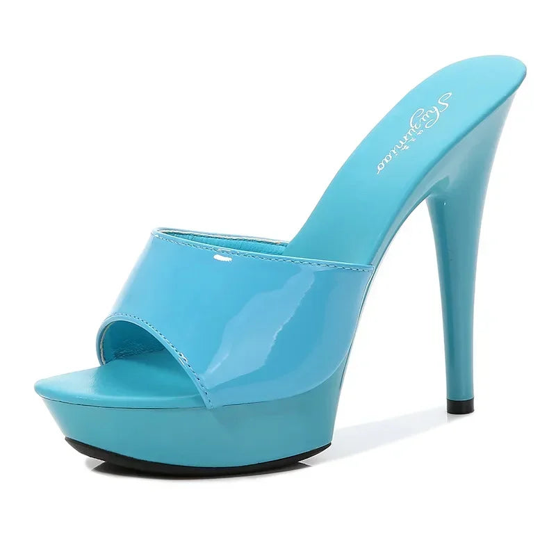 WW | Lackleder High Heel Sandalen