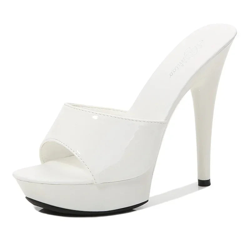 WW | Lackleder High Heel Sandalen