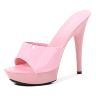 WW | Lackleder High Heel Sandalen