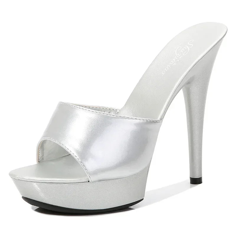 WW | Lackleder High Heel Sandalen