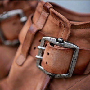 WW | Offene High Top Sandalen Mit Keilabsatz Und Schnalle Für Damen