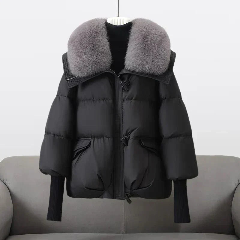 W&W Mode | Kunstpelzjacke für Damen - Warm und Stilvoll