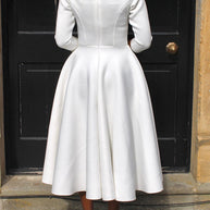 3/4-Ärmel Swing-Kleid