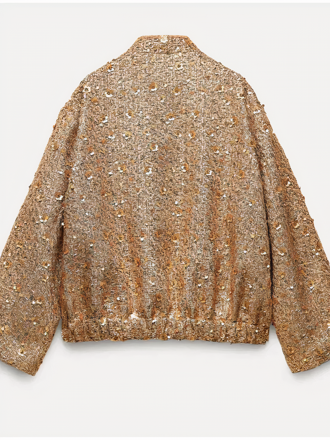W&W Mode | Goldfarbene Pailletten-Jacke