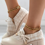 WW dicke Absätze mit Spitze - Yara