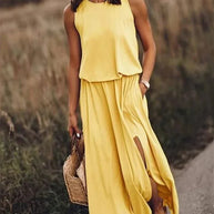 WW | Entspanntes Weißes Maxikleid