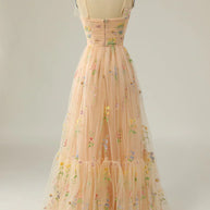 WW | Hochwertiges Ballkleid Aus Besticktem Tüll