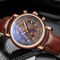 WW | Herren Armbanduhr Mit Lederarmband