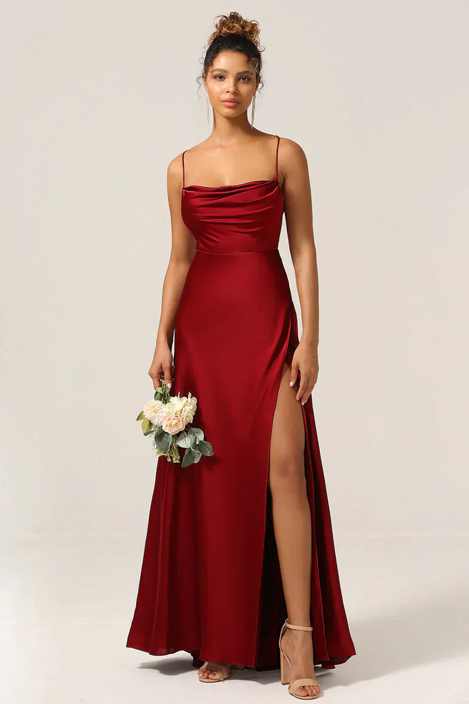 WW | Seiden-Maxikleid mit Geflochtenem Rücken Kleid Dich für Formelle Anlässe Lucette