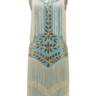 WW | Charleston Pailletten Hapsut Kleid